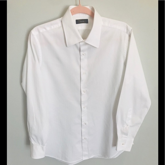 white button down dress shirt mens